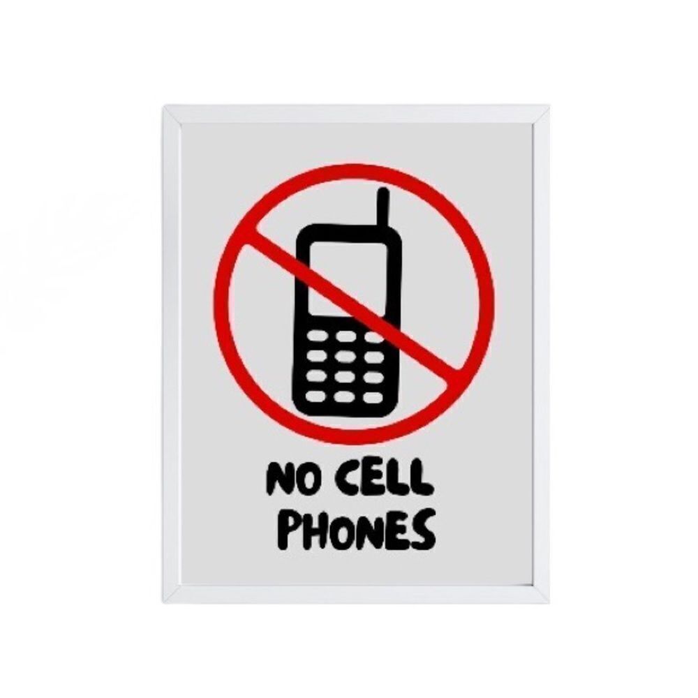 Gilmore Girls No Cellphones Print